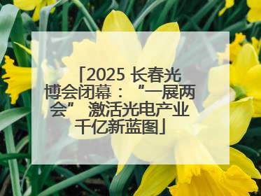 2025 长春光博会闭幕：“一展两会” 激活光电产业千亿新蓝图