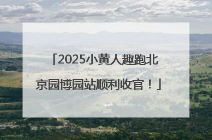 2025小黄人趣跑北京园博园站顺利收官！