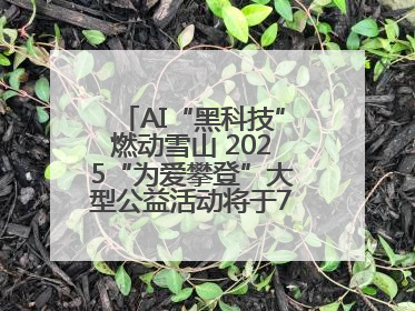 AI“黑科技”燃动雪山 2025“为爱攀登”大型公益活动将于7月4日启幕